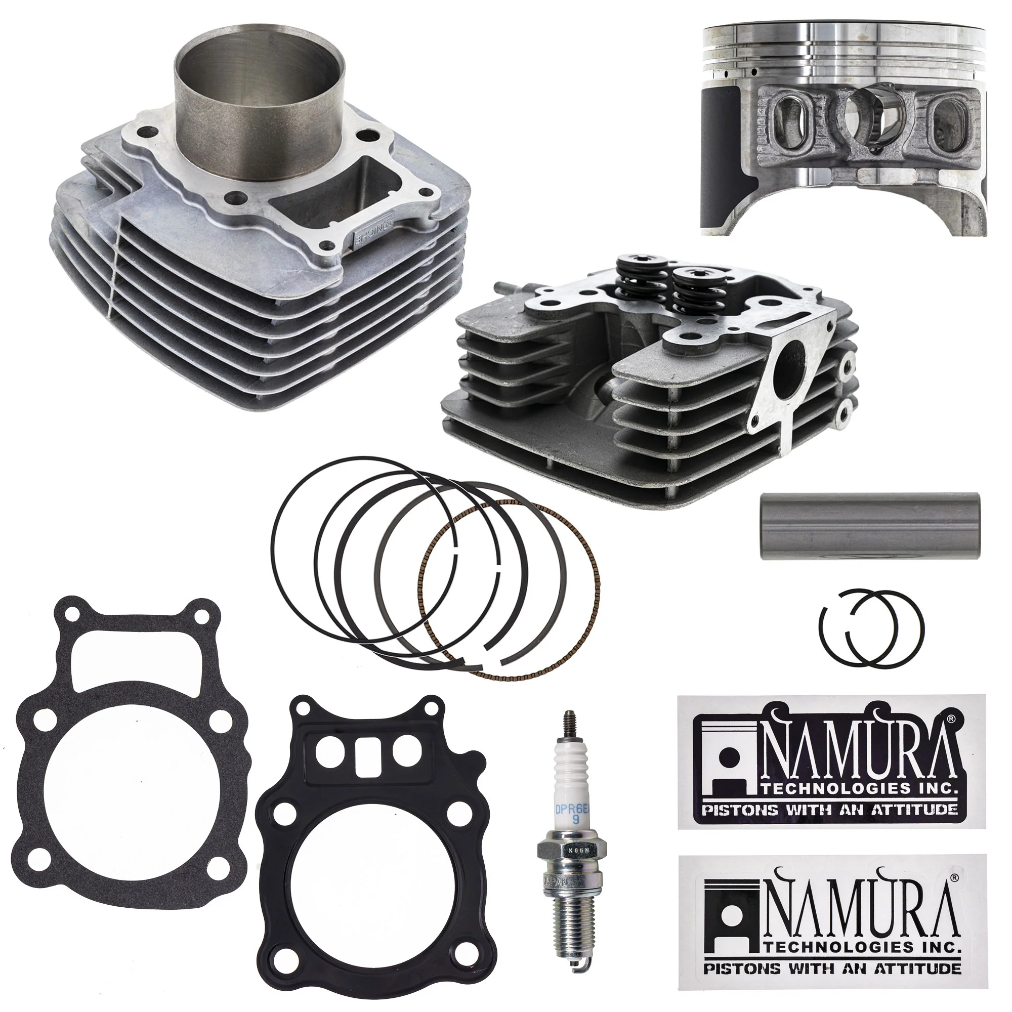 Cylinder Head Piston Gasket Spark Plug Kit For Honda MK1012540