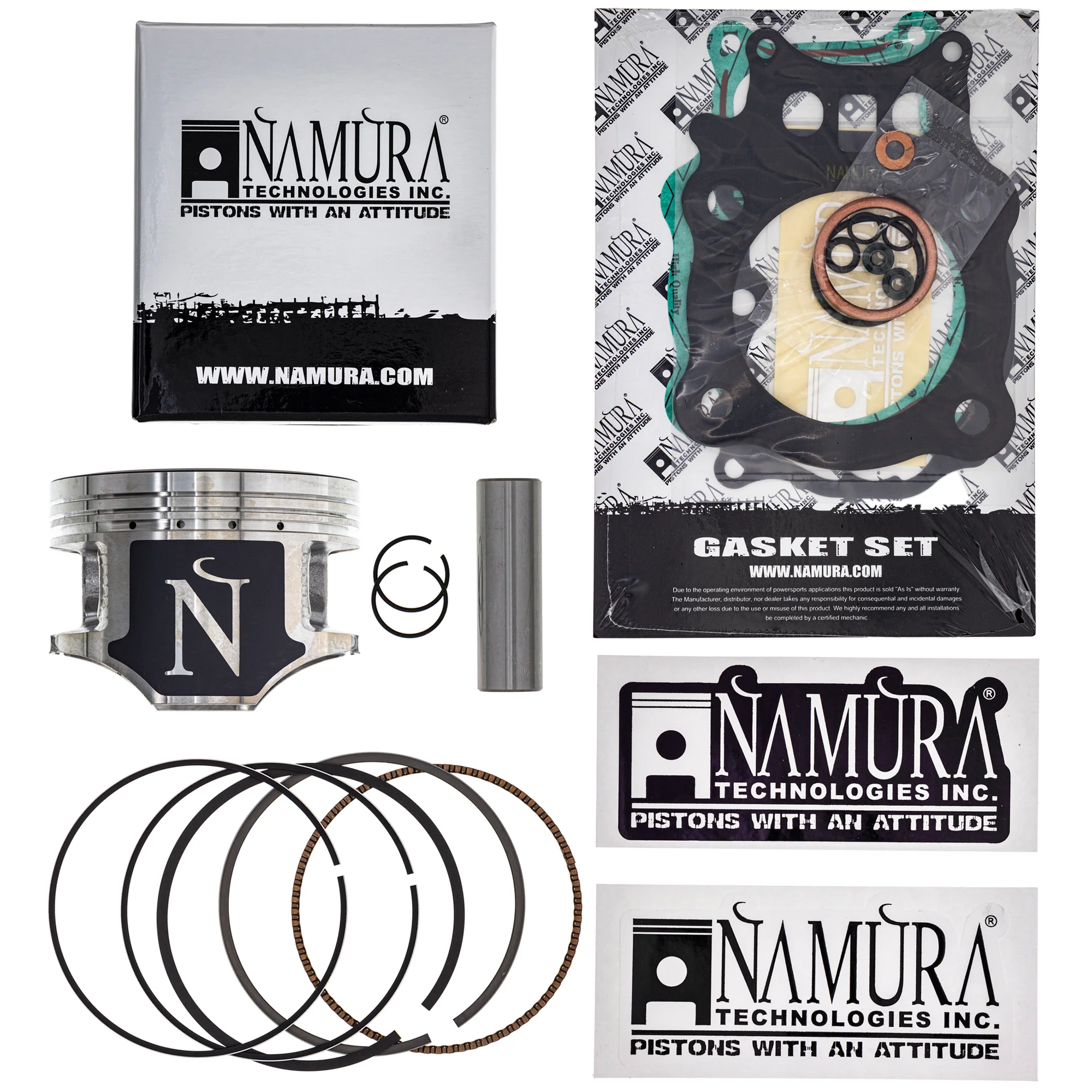 Cylinder Piston Gasket Spark Plug Kit For Honda MK1012541 - Image 3