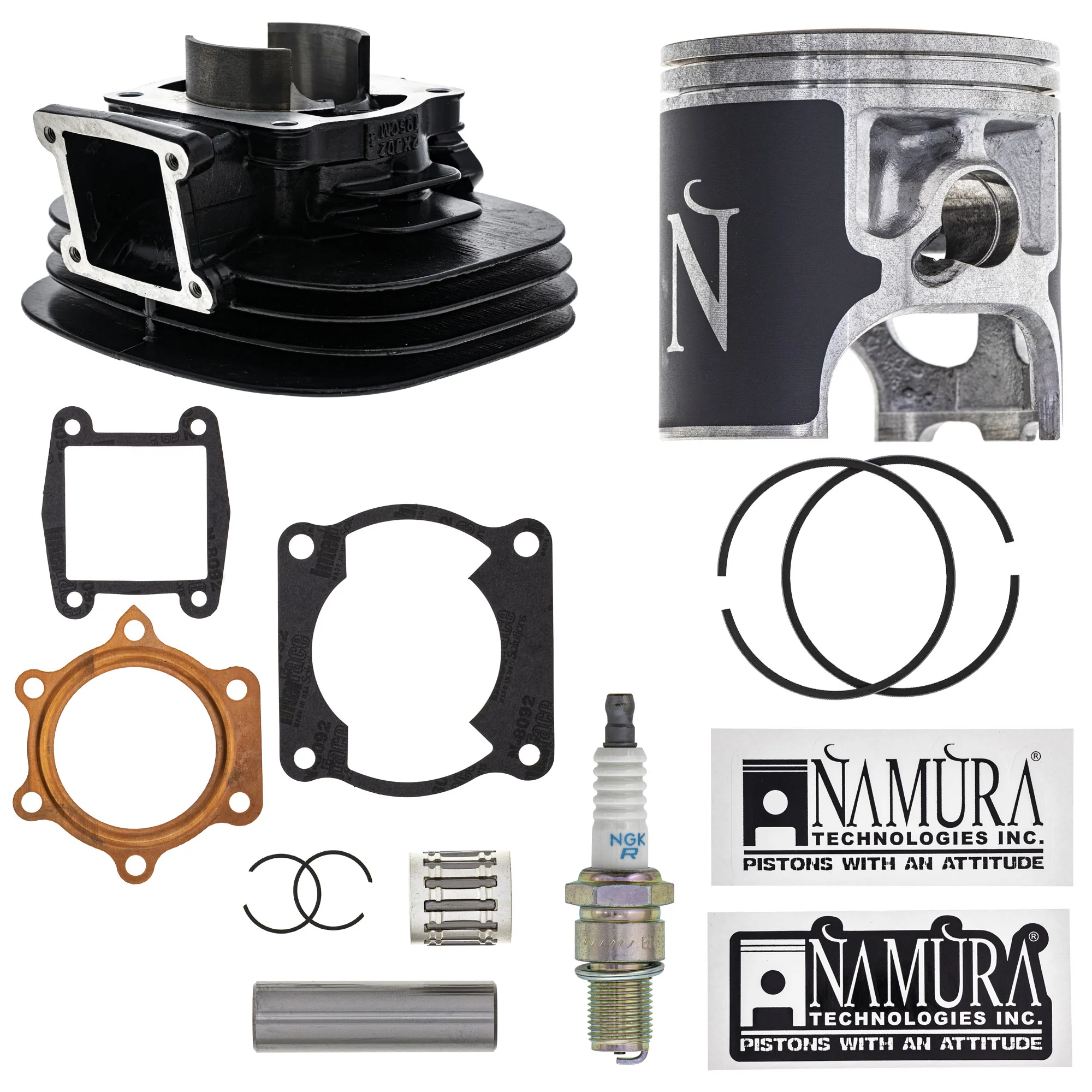 Cylinder Piston Gasket Spark Plug Kit For Yamaha MK1012551
