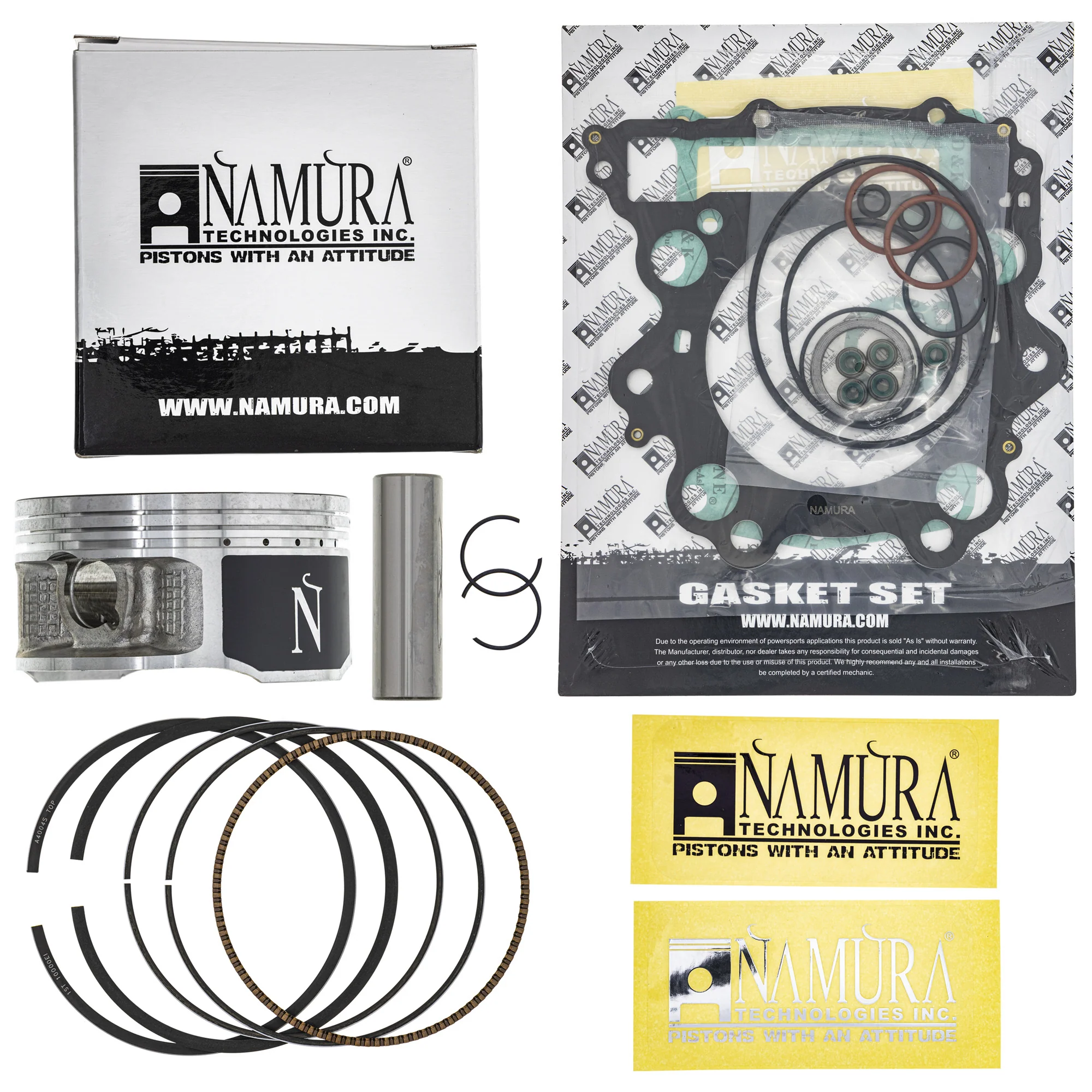 Cylinder Head Piston Gasket Stud Spark Plug Kit For Yamaha MK1012560 - Image 4