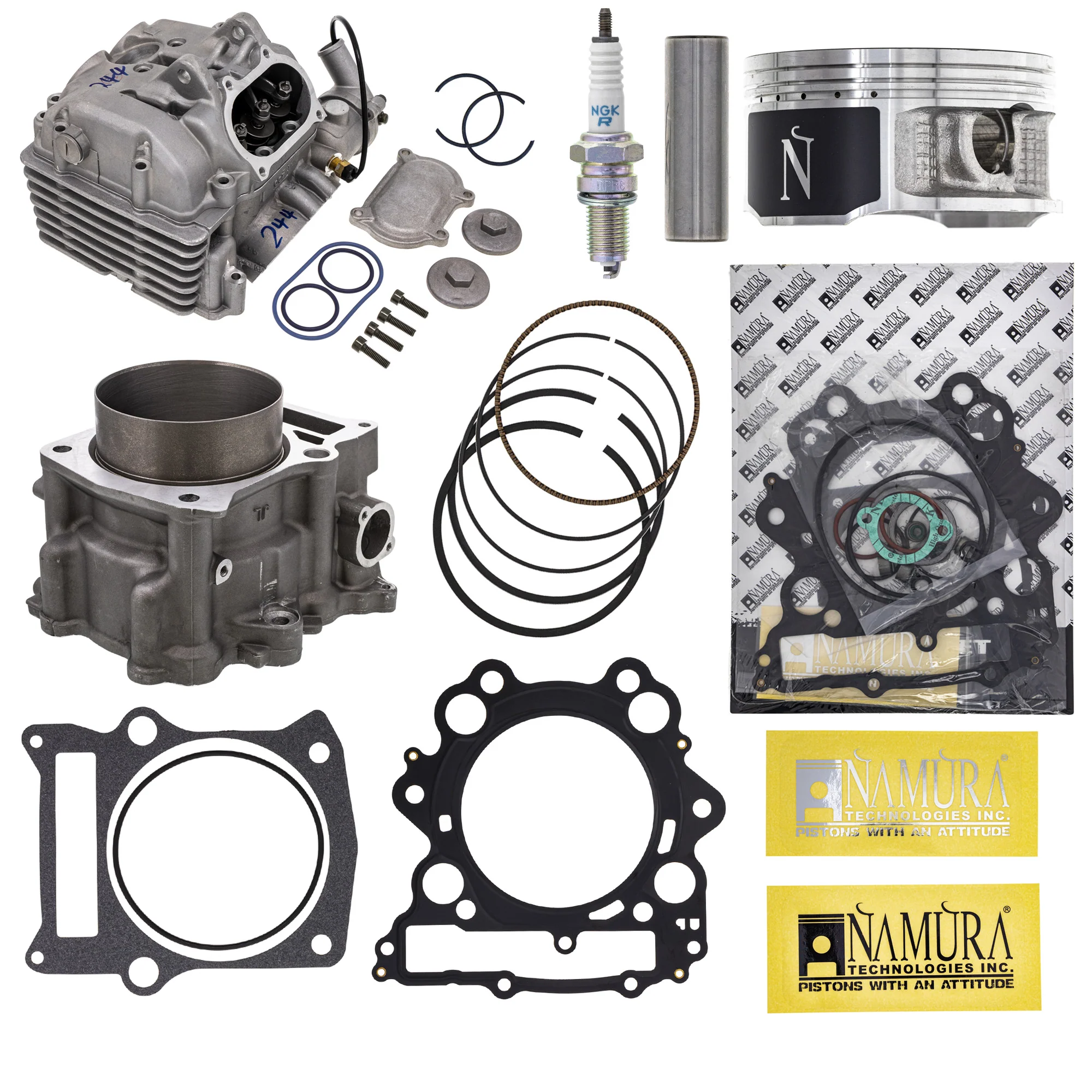 Cylinder Namura Piston Cylinder Head Gasket Spark Plug Kit For Yamaha