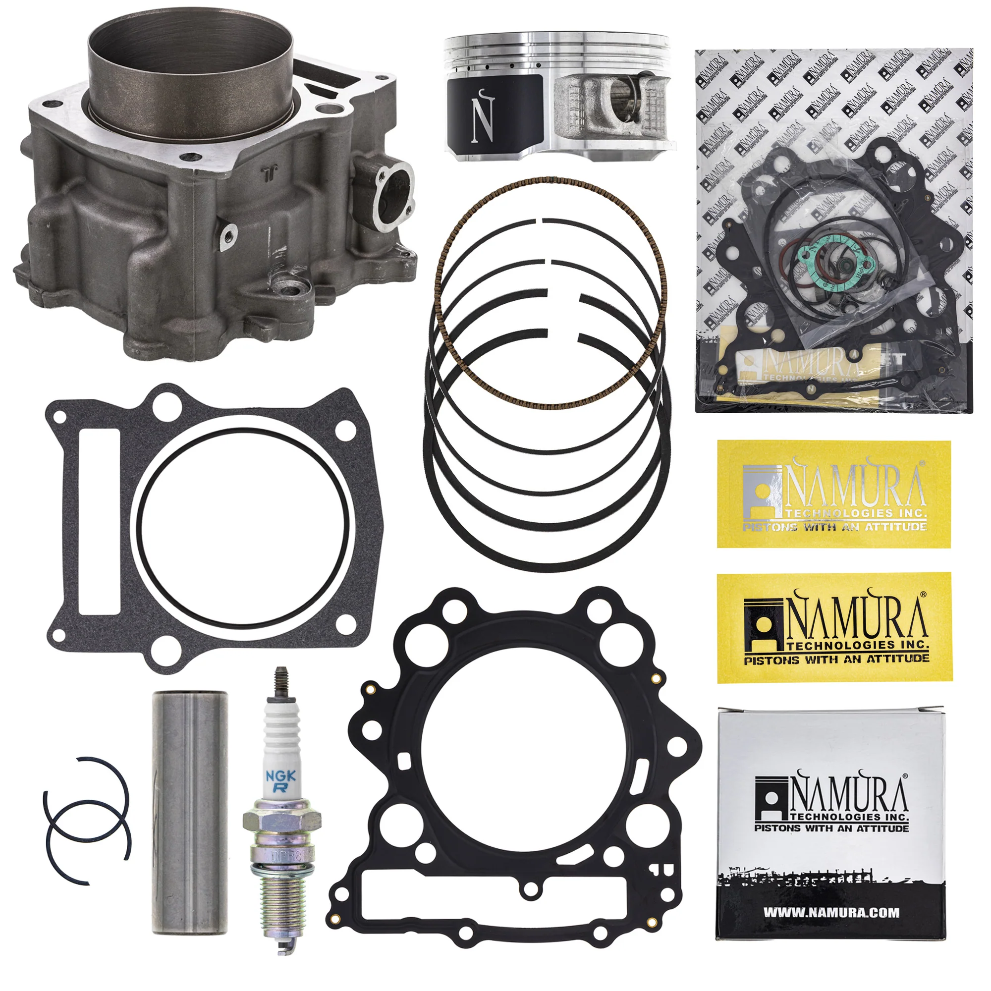 Cylinder Namura Piston Gasket Spark Plug Kit For Yamaha