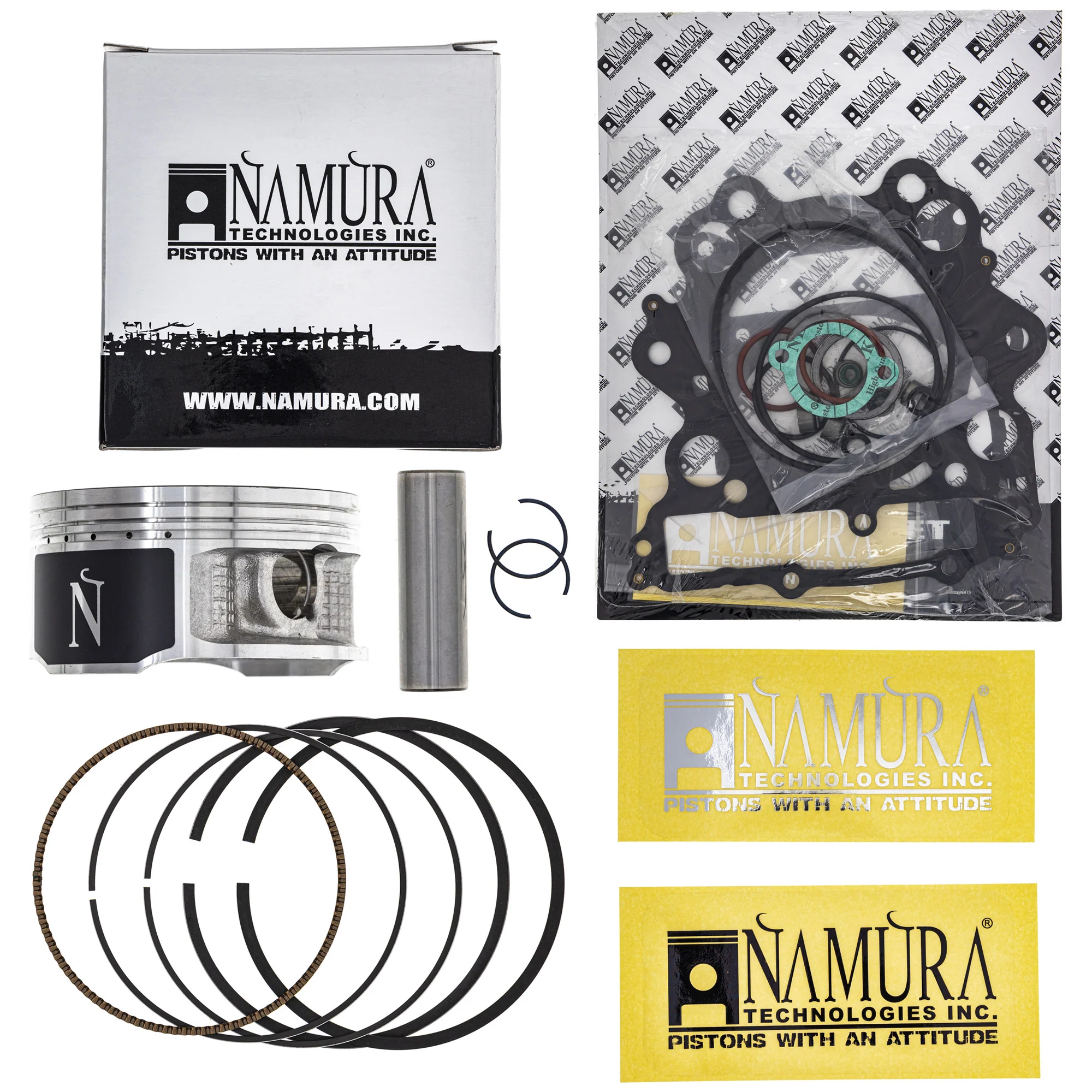 Cylinder Namura Piston Gasket Spark Plug Stud Kit For Yamaha - Image 3