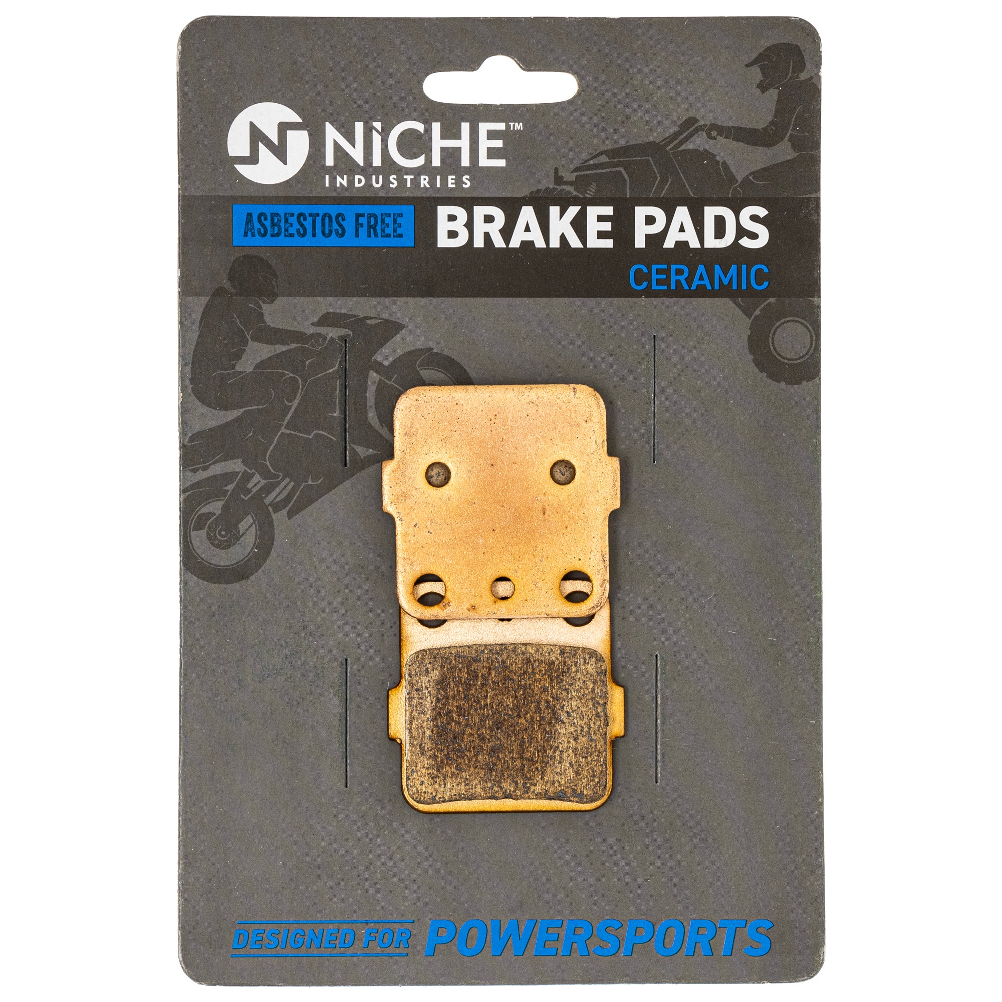 Complete Brake Pad Set For Honda Yamaha Arctic Cat MK1014330 - Image 2