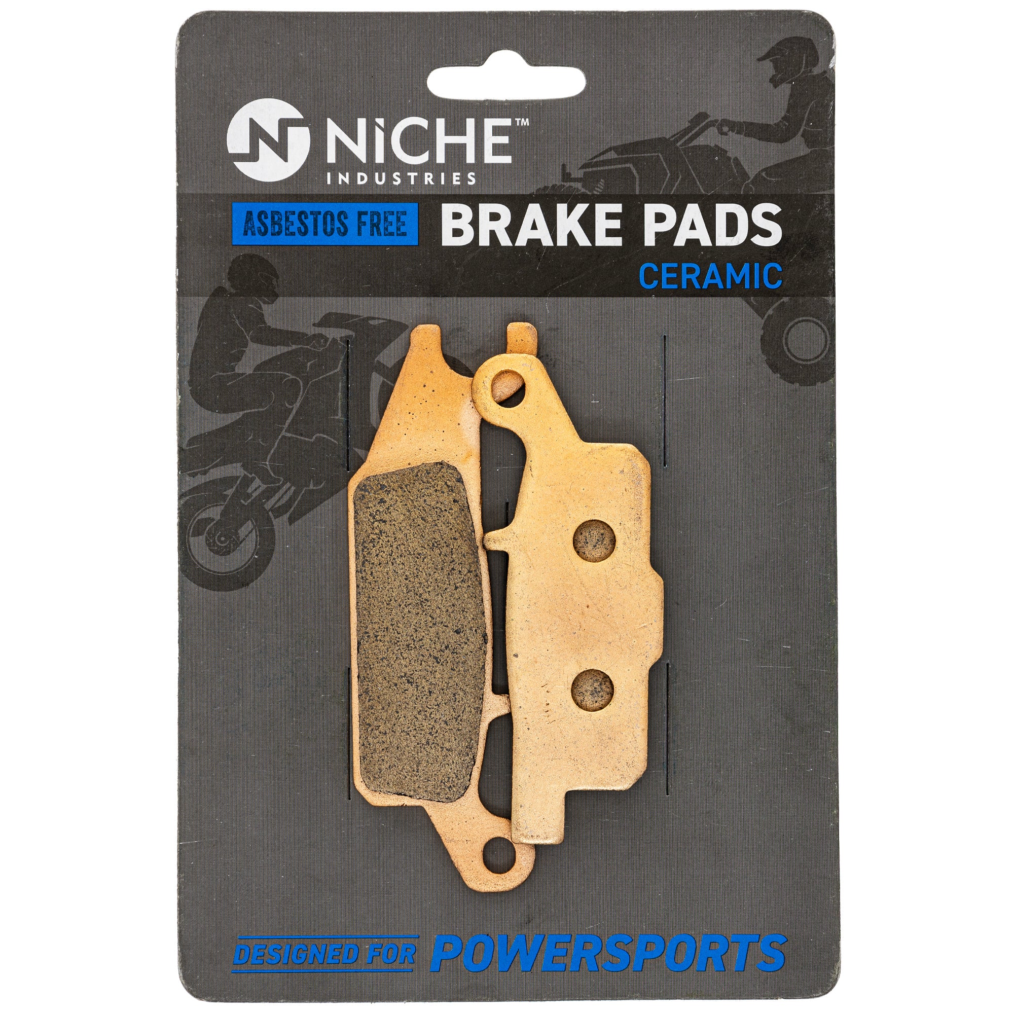 Complete Brake Pad Set For Honda Yamaha Arctic Cat MK1014330 - Image 4