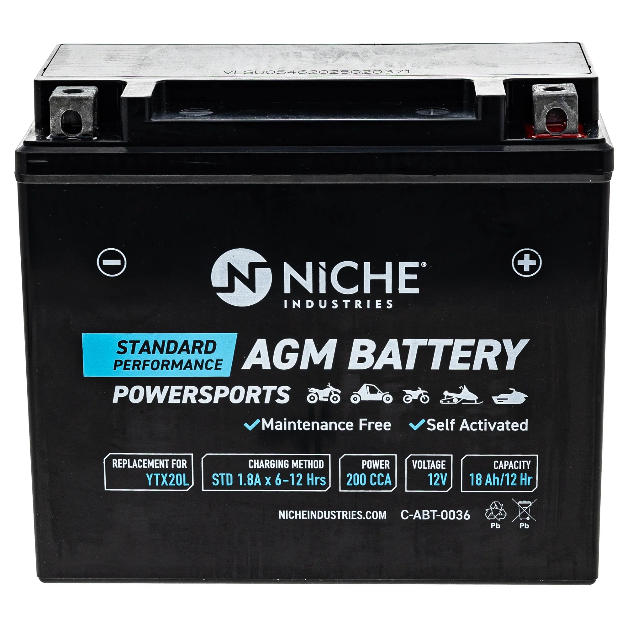 AGM Battery and Charger For Ski-Doo Can-Am 710007978 515176704 515175895 515175481 415129898 - Image 2