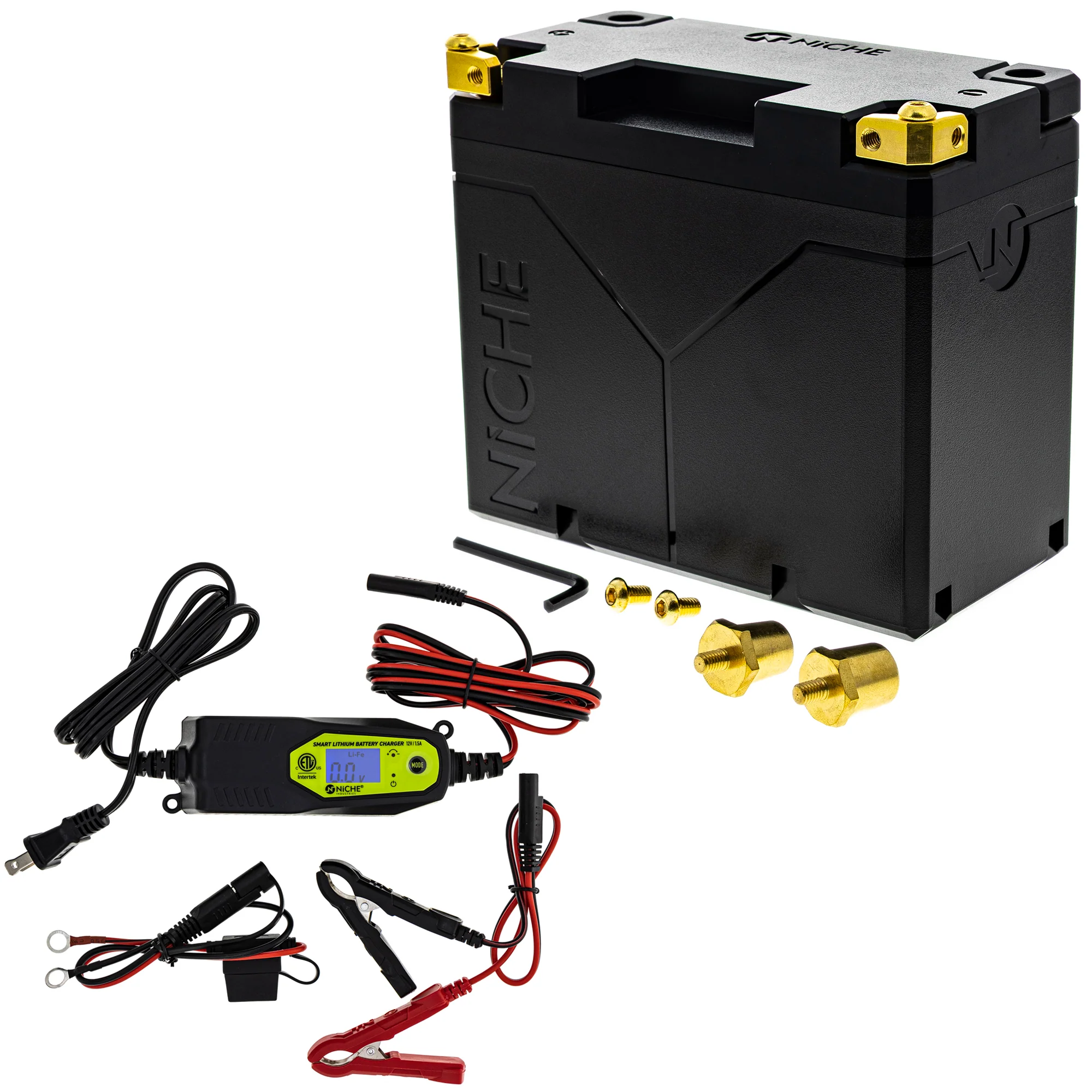 Lithium Battery with Charger For Arctic Cat Ski-Doo Can-Am MK1015033
